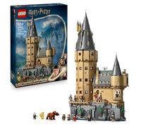 LEGO Harry Potter Castello di Hogwarts: Torre della Grande Scalinata Principale - Giocattolo con Stanze Modulari (Chiavi Alate e Scacchi dei Maghi) con 12 Personaggi - Regalo per Bambini da 10+ 76454
