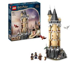 LEGO Harry Potter Guferia del Castello di Hogwarts, Gioco per Bambini e Bambine da 8 Anni in su con 3 Minifigure e 5 Gufi Giocattolo, Idea Regalo dal Wizarding World, Set Modulare 76430