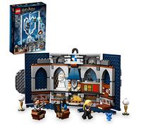 LEGO 76411 Harry Potter Corvonero Casa Banner Hogwarts Castello Giocattolo o Espositore da parete con Luna Lovegood Figurine Giocattoli da viaggio da collezione