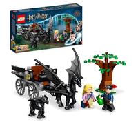 LEGO Harry Potter Thestral e Carrozza di Hogwarts, Set con Cavallo Giocattolo Alato e 2 Minifigure, Giochi per Bambini dai 7 Anni in su 76400