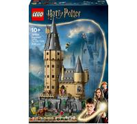 LEGO Harry Potter Castello di Hogwarts: Torre della Grande Scalinata Principale - Giocattolo con Stanze Modulari (Chiavi Alate e Scacchi dei Maghi) con 12 Personaggi - Regalo per Bambini da 10+ 76454