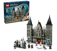 Lego harry potter 76453 villa malfoy, giochi bambini 10+, casa giocattolo con stanze, funzioni e 9 personaggi, idea regalo