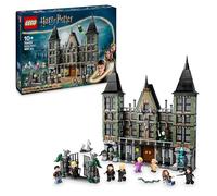 Lego harry potter 76453 villa malfoy, giochi bambini 10+, casa giocattolo con stanze, funzioni e 9 personaggi, idea regalo