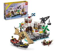 LEGO Icone Eldorado Fortress Building Kit, regalo pirata, include nave pirata e 8 minifigure, idea regalo nostalgica per adulti che amano un progetto gratificante, decorazione per casa e ufficio,