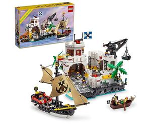 LEGO Icone Eldorado Fortress Building Kit, regalo pirata, include nave pirata e 8 minifigure, idea regalo nostalgica per adulti che amano un progetto gratificante, decorazione per casa e ufficio,