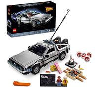 LEGO Icone Ritorno al Futuro Time Machine 10300, kit di costruzione di auto modello basato su The Delorean dal film iconico, costruzione perfetta per adolescenti e adulti che amano creare