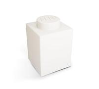 LEGO Iconic 1x1 lampada mattone led in silicone - Bianco - Con 8 colori che cambiano automaticamente e blocco manuale del colore (include 3 batterie AAA) - altezza 116mm x larghezza 78mm