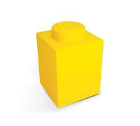 LEGO Iconic 1x1 lampada mattone led in silicone - Giallo - Con 8 colori che cambiano automaticamente e blocco manuale del colore (include 3 batterie AAA) - altezza 116mm x larghezza 78mm