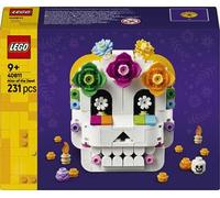 LEGO Altare dei Morti - Kit di Arti e Mestieri Fai da Te - Teschio con Fiori Finti ed Elementi Cibo - Decorazione per il Giorno dei Morti - Idea Regalo per Bambini e Bambine da 9 Anni in su - 40811