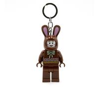 LEGO Classic Chocolate Bunny Keychain Light - Figura alta 3 pollici (KE180), Marrone