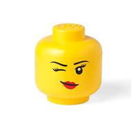 Lego Conservazione Testa Grande Bambina Occhiolino Viso Scatola Giocattoli