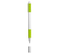 LEGO Iconic Writing Instrument - Penna gel, punta media 2,0 mm, colore: Verde