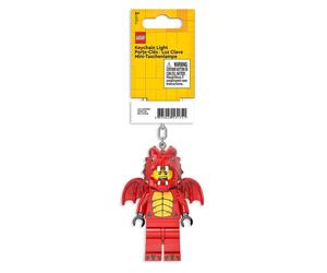 LEGO Iconico Drago Costume Uomo Minifigure Luce Chiave (Portachiavi) LED Lite