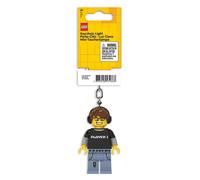 LEGO Minifigures Portachiavi Grande 3 Pollici Alto Portachiavi Luce - Video Game Guy (KE217H), Bianco, Bianco