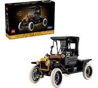 LEGO Icons Ford Model T - Modello di Auto Retrò per Adulti - Set da Collezione con Tetto in Tessuto, Ruote Alte e Parabrezza Apribile - Regalo Fai da Te per gli Appassionati di Veicoli Classici 11376