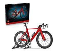 LEGO Icons Bici da Corsa - Kit Modellismo Fai da Te per Adulti - con Pneumatici in Gomma, Deragliatore e Supporto - Decorazione da Scrivania - Idea Regalo Sportiva per Appassionati di Ciclismo - 11380