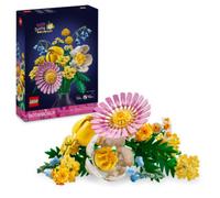 LEGO Botanicals Bouquet di Fiori Estivi con Campanule, Rosa, Tulipano e Altri Fiori Finti - Decorazione Floreale di Casa - Gioco della Natura per Bambine da 9 Anni - Idea Regalo di Compleanno - 10347
