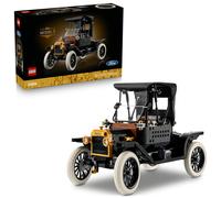 LEGO Icons Ford Model T - Modello di Auto Retrò per Adulti - Set da Collezione con Tetto in Tessuto, Ruote Alte e Parabrezza Apribile - Regalo Fai da Te per gli Appassionati di Veicoli Classici 11376