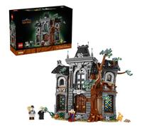 LEGO Icons Maniero della Sindaca - Kit di Modellismo per Adulti - Casa Stregata 3D da Esposizione con Interni in Stile Gotico e 3 Minifigure Fosforescenti - Decorazione Fai da Te - Idea Regalo - 11383