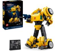 LEGO Icons Transformers Bumblebee Action Figure Robot da Collezione, Kit Modellismo da Costruire per Adulti a Tema Cinematografico Convertibile in Modalità Veicolo, Regalo per Uomo o Donna 10338