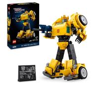 LEGO Icons Transformers Bumblebee Action Figure Robot da Collezione, Kit Modellismo da Costruire per Adulti a Tema Cinematografico Convertibile in Modalità Veicolo, Regalo per Uomo o Donna 10338