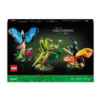LEGO Ideas 21342 Collezione di Insetti con Farfalla Morfo Blu, Mantide Cinese e Scarabeo Ercole, Regalo per Adulti, Donna, Uomo