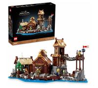 LEGO IDEAS 21343 VILLAGGIO VICHINGO, KIT MODELLISMO PER ADULTI DA COSTRUIRE, GRANDE SET IDEA REGALO UOMO, DONNA, LUI E LEI