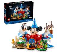 Lego ideas 21352 magia disney, set da collezione per adulti da costruire con personaggi dei film, idea regalo per uomo o donna