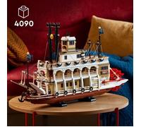 LEGO Ideas 21356 Battello a vapore sul fiume Mississippi - Set da costruzione per adulti
