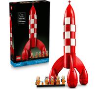 Ideas Il razzo lunare di Tintin, Giochi di costruzione Kit Modellismo per Adulti, 5 Minifigure, Cane, Decorazioni Fai da Te, Regalo per Fan, Set da costruzione, 18 anno/i, Plastica, 1283 pz, 1,49 kg