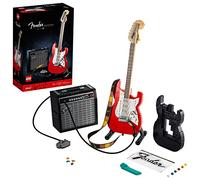 LEGO Ideas Fender Stratocaster, Chitarra Elettrica Fai da Te da Costruire, Idea Regalo Uomo o Donna Fan della Musica, Kit Modellismo per Adulti con Amplificatore Princeton Reverb 65 e Accessori 21329