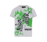 LEGO Jungen Ninjago T-Shirt LWTaylor 205, 912 Grey Melange, 98 Bambino