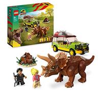 LEGO Jurassic Park La Ricerca del Triceratopo, Set Dinosauro Giocattolo per Bambini e Bambine da 8 Anni in su, con Macchina Ford Explorer e Minifigure, Collezione 30° Anniversario 76959