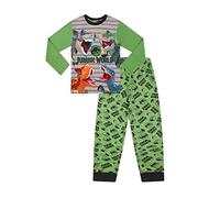 Lego Jurassic Park - Pigiama lungo per ragazzi, colore: Verde, Verde, 9-10 Anni