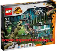 Lego Jurassic World 76949 L’attacco del Giganotosauro e del Terizinosauro Nuovo