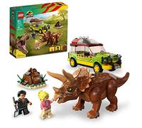 LEGO Jurassic Park La Ricerca del Triceratopo, Set Dinosauro Giocattolo per Bambini e Bambine da 8 Anni in su, con Macchina Ford Explorer e Minifigure, Collezione 30° Anniversario 76959