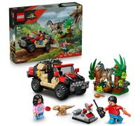 LEGO Jurassic World 76972 Mobile Jaw Velociraptor Fuga Off-Road Set 285 pezzi