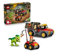 LEGO Jurassic World Camion da trasporto per il giovane T. rex 77978 | Giochi per bambini e bambine da 4 anni, modello di ATV, 2 minifigure e dinosauro giocattolo, regalo di compleanno, 115 pezzi