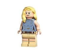 LEGO Jurassic World Dr. Ellie Sattler Maglietta Blu Sabbia Minifigure Da 76961