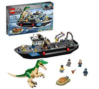 LEGO JURASSIC WORLD 76942 - FUGA SULLA BARCA DAI DINOSAURI BARYONYX