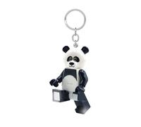 LEGO KE195H - Portachiavi con luce a forma di panda grande, 7,6 cm | Ciondolo per borsa con luce a LED
