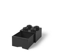 Lego L4005BL.00 Storage Brick 4 con cassetti, nero