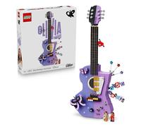LEGO Editions La Chitarra Bicolore di Olivia Rodrigo - Kit di Modellismo 3D con 2 Minifigure, Stelle e Farfalle - Decorazione da Cameretta - Regalo Musicale per Ragazze e Fan da 14 Anni in su - 43031