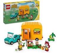 LEGO Animal Crossing La Roulotte e il Negozio di Giardinaggio di Florindo, Gioco Creativo per Bambine e Bambini da 7 Anni con Macchina Giocattolo, Personaggio Animale e Accessori per Mercato 77054