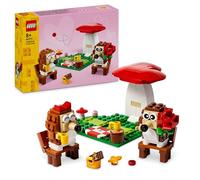 Lego 40711 l'appuntamento romantico dei ricci, giochi creativi per bambini 8+ con 2 animali giocattolo, un fungo e una base
