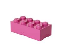 LEGO Lunch Box con 8 knobs - Contenitore Alimentare, Lavabile in Lavastoviglie, Multiuso, Porta Merenda, 950ml, per Bambini e Adulti, rosa