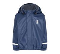 LEGO Lwjunin, Foderato Giacca Antipioggia, Blu Scuro Navy, 92 Unisex-Bimbi
