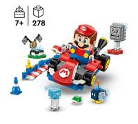 LEGO Mario Kart 72043 Mario Kart interactivo y kart estándar - Juguete para niños a partir de 7 años
