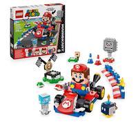 LEGO Mario Kart - Interattivo e Kart Standard - Percorso di Gara con Macchina Giocattolo, 3 Figure, Podio e Barriere - Regalo da Gaming per Bambini e Bambine da 7 Anni in su - 72043