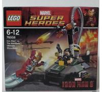 LEGO Marvel 76008 Iron Man vs The Mandarin Ultimate Showdown Heartbreaker nuovo